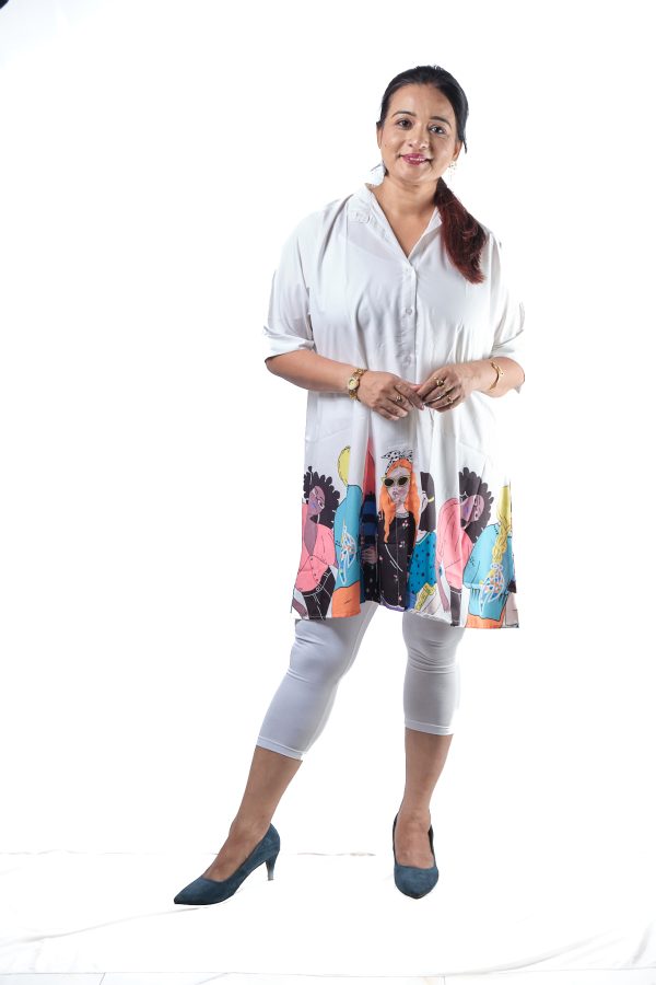 Midi Shirt Dress - Image 4