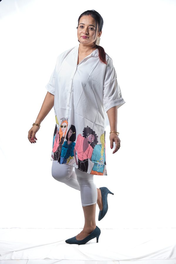Midi Shirt Dress - Image 3