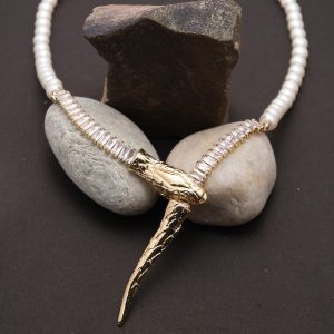 Snake Pearl Necklace