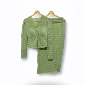 SUPER NET TOP SKIRT CO-ORD SET