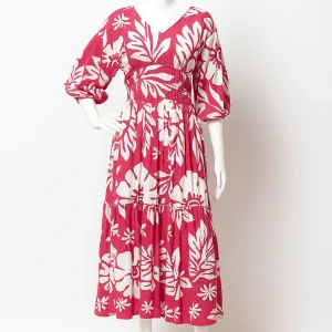 SMOKY SUMMER LONG DRESS