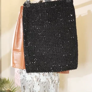 SEQUENZE PARTY WEAR MINI SKIRT