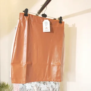 WOMEN LEATHER MINI SKIRT